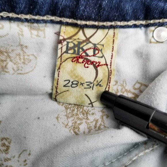 BKE Sabrina Bootcut Jeans 28 Medium Wash Y2K Cowgirl Western Low Rise Vintage - Picture 10 of 14